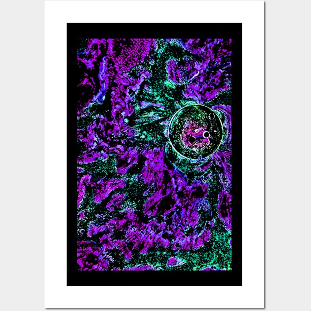 Ball in space (Purple) Wall Art by Revier